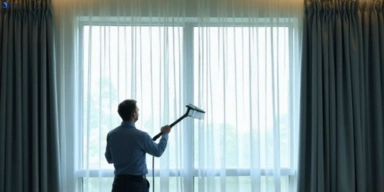 Commercial drapes cleaning service mudgeeraba hotels offices